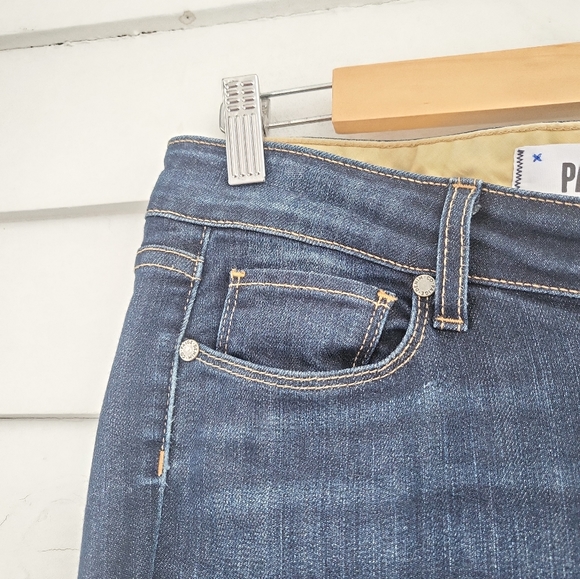 PAIGE Skyline Ankle Cuffed Low Rise Jeans Size 29 - Picture 5 of 10